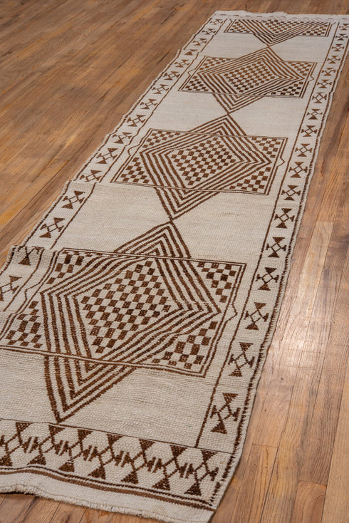 Antique Kars Runner Rug (2' x 12')